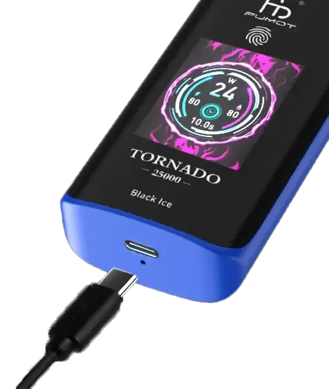 Fumot Tornado 25000 USB Type-C Ladeanschluss 700mAh Akku